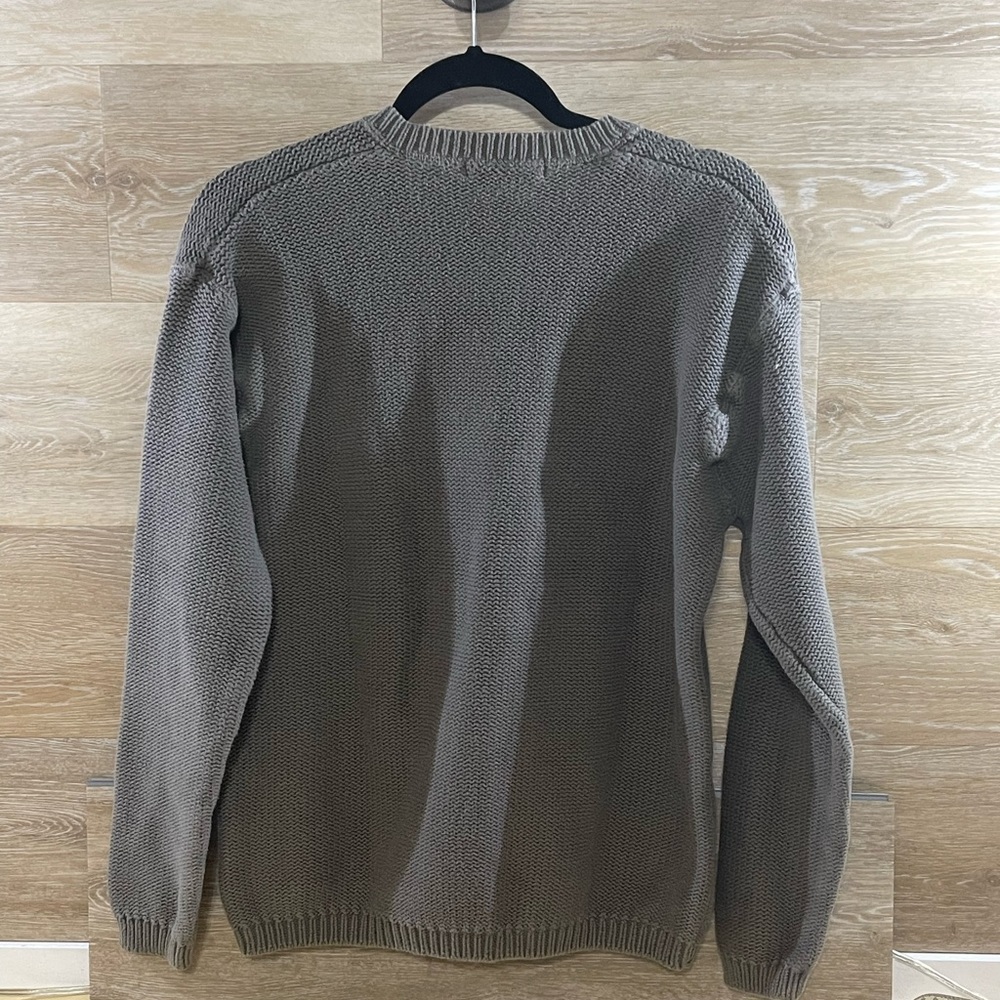 Eddie Bauer women’s pull over sweater gray/small - Picture 2 of 7